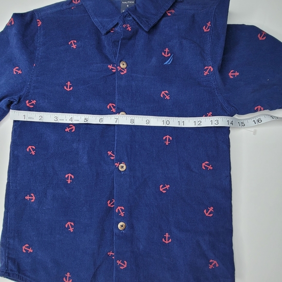NWT Nautica Boys Long sleeve Anchor button down size 6 - Picture 4 of 6